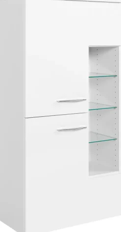 welltime Midischrank »Florida« Breite 65 cm, mit hochglänzenden Fronten
