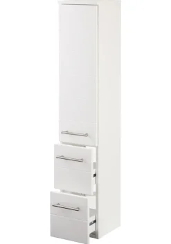 welltime Midischrank »Porto« Breite 25 cm, mit hochglänzenden Fronten