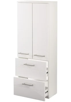 welltime Midischrank »Porto« Breite 50 cm, mit hochglänzenden Fronten