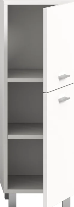 welltime Midischrank »Tampa, Höhe 80cm, hängend oder stehend montierbar« Badschrank, Bad-Möbel, Badezimmer