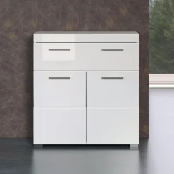welltime Unterschrank »Avena« Standschrank mit 2 Türen, 1 Schublade - (B/T/H) 73/31/79 cm