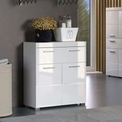welltime Unterschrank »Avena« Standschrank mit 2 Türen, 1 Schublade - (B/T/H) 73/31/79 cm