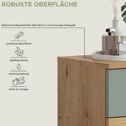 welltime Unterschrank »LUCCA, Breite 35cm, 1 Tür (TA wechselbar), 1 Schubkasten« MDF Front, Badmöbel, Badschrank, Schrank, Bad, Badezimmer