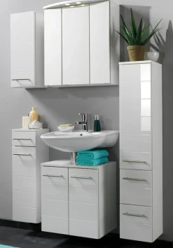 welltime Unterschrank »Porto« Breite 25 cm, mit hochglänzenden Fronten