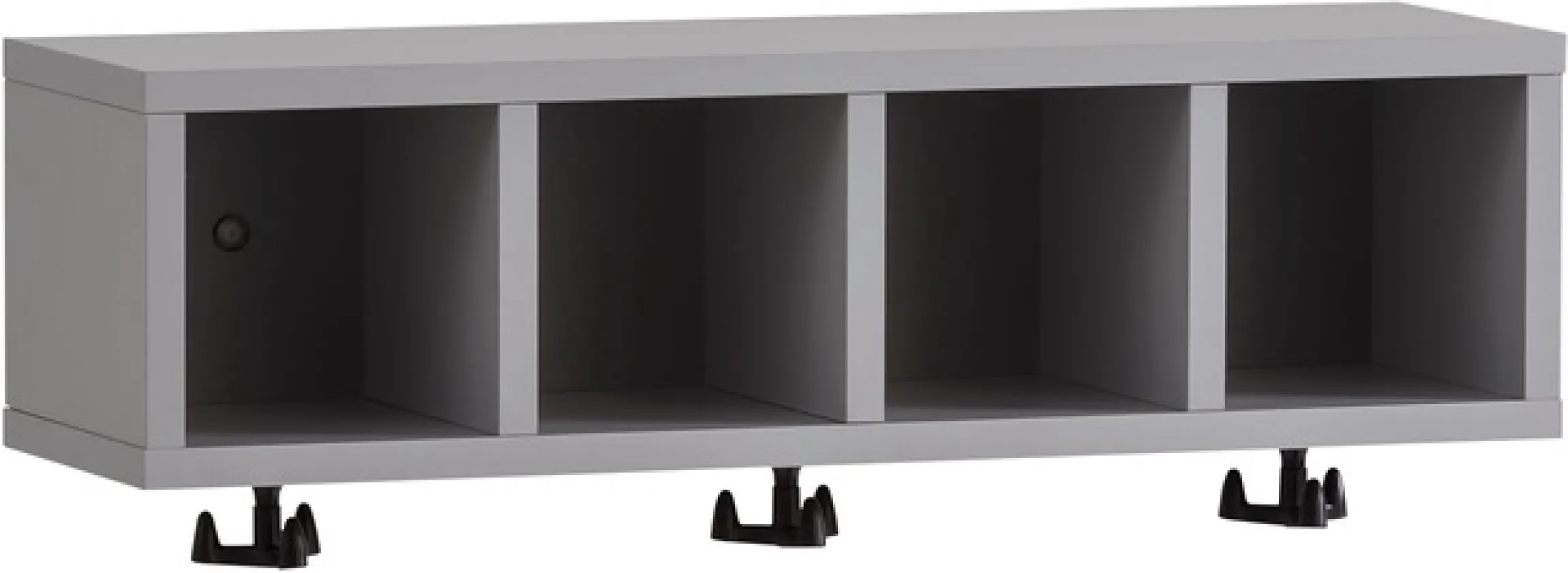 welltime Wandregal »Lugo, Wandregal, melaminharzbeschichtet, Made in Germany, B: 59 cm« Solide Verarbeitung - Dieses Produkt ist in Deutschland gefertigt
