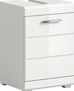 welltime Waschbeckenunterschrank »SIENA, Breite 40cm, 1 Tür, 1 Einlegeboden, 2 Fächer, MDF-Front« WBU, Badmöbel, Badschrank, Kommode, Unterschrank, Bad, Badezimmer