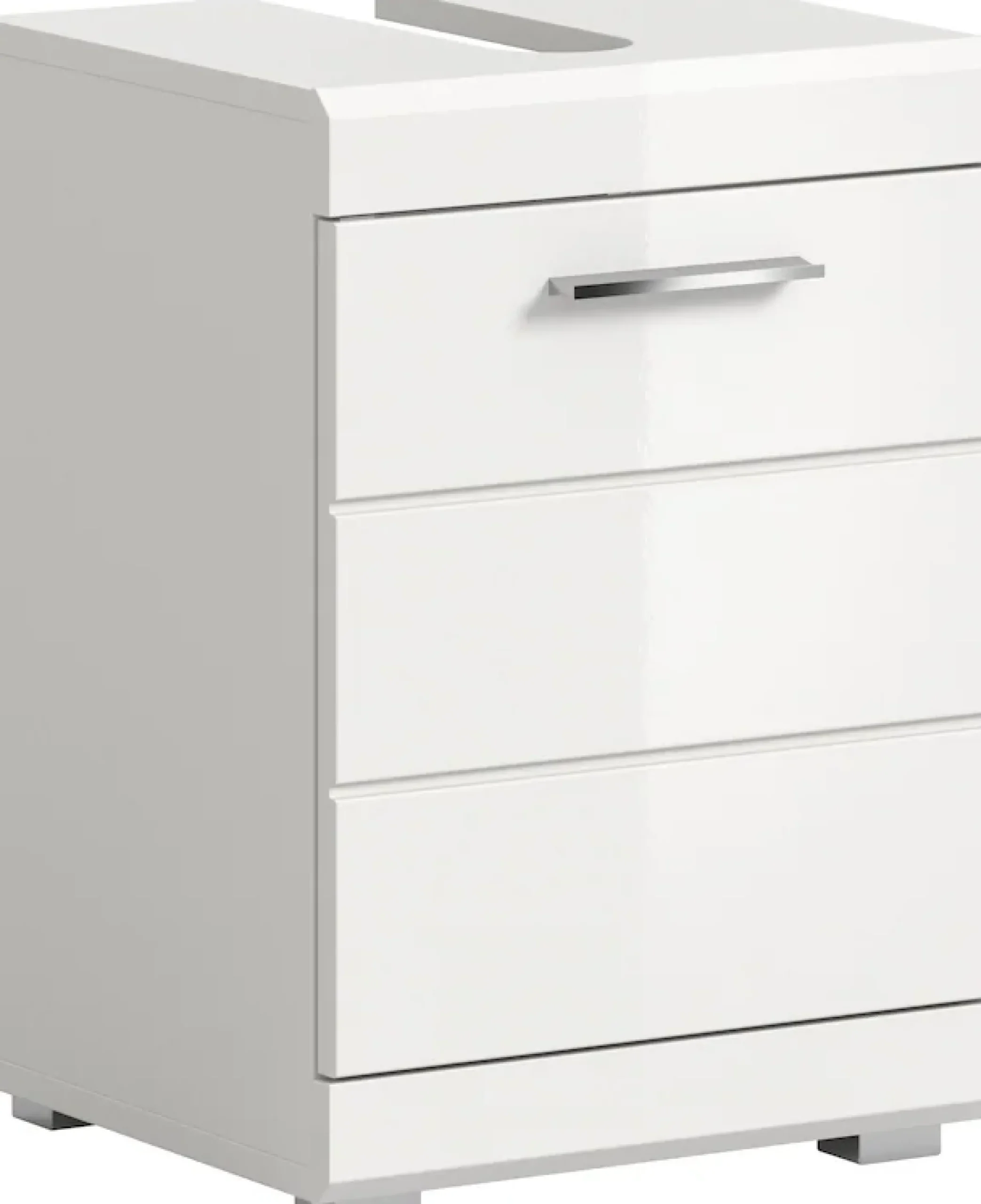 welltime Waschbeckenunterschrank »SIENA, Breite 40cm, 1 Tür, 1 Einlegeboden, 2 Fächer, MDF-Front« WBU, Badmöbel, Badschrank, Kommode, Unterschrank, Bad, Badezimmer
