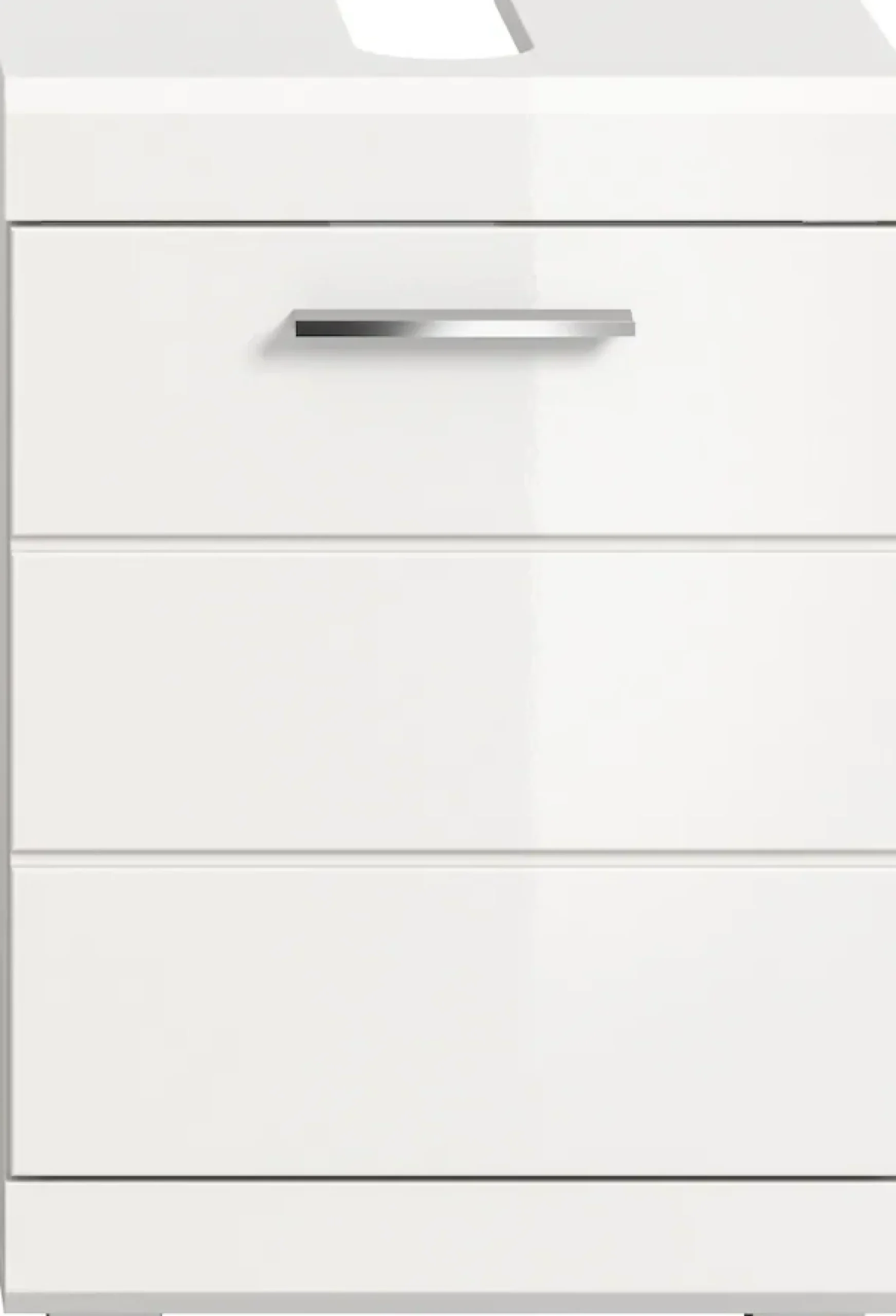 welltime Waschbeckenunterschrank »SIENA, Breite 40cm, 1 Tür, 1 Einlegeboden, 2 Fächer, MDF-Front« WBU, Badmöbel, Badschrank, Kommode, Unterschrank, Bad, Badezimmer