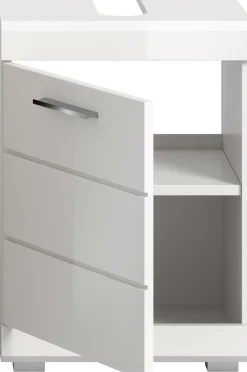welltime Waschbeckenunterschrank »SIENA, Breite 40cm, 1 Tür, 1 Einlegeboden, 2 Fächer, MDF-Front« WBU, Badmöbel, Badschrank, Kommode, Unterschrank, Bad, Badezimmer