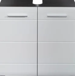 welltime Waschbeckenunterschrank »Sovana« Waschbeckenunterschrank mit 2 Türen - (B/T/H) 60/31/57 cm