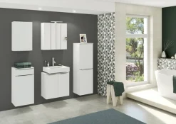welltime Waschbeckenunterschrank »Matera« Breite 60 cm, mit hochwertigen matten MDF-Fronten
