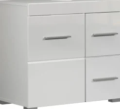 welltime Waschbeckenunterschrank »Avena« 1 Stk. tlg. Badezimmerschrank mit Tür & Schubkästen – (B/T/H) 60/34/56 cm