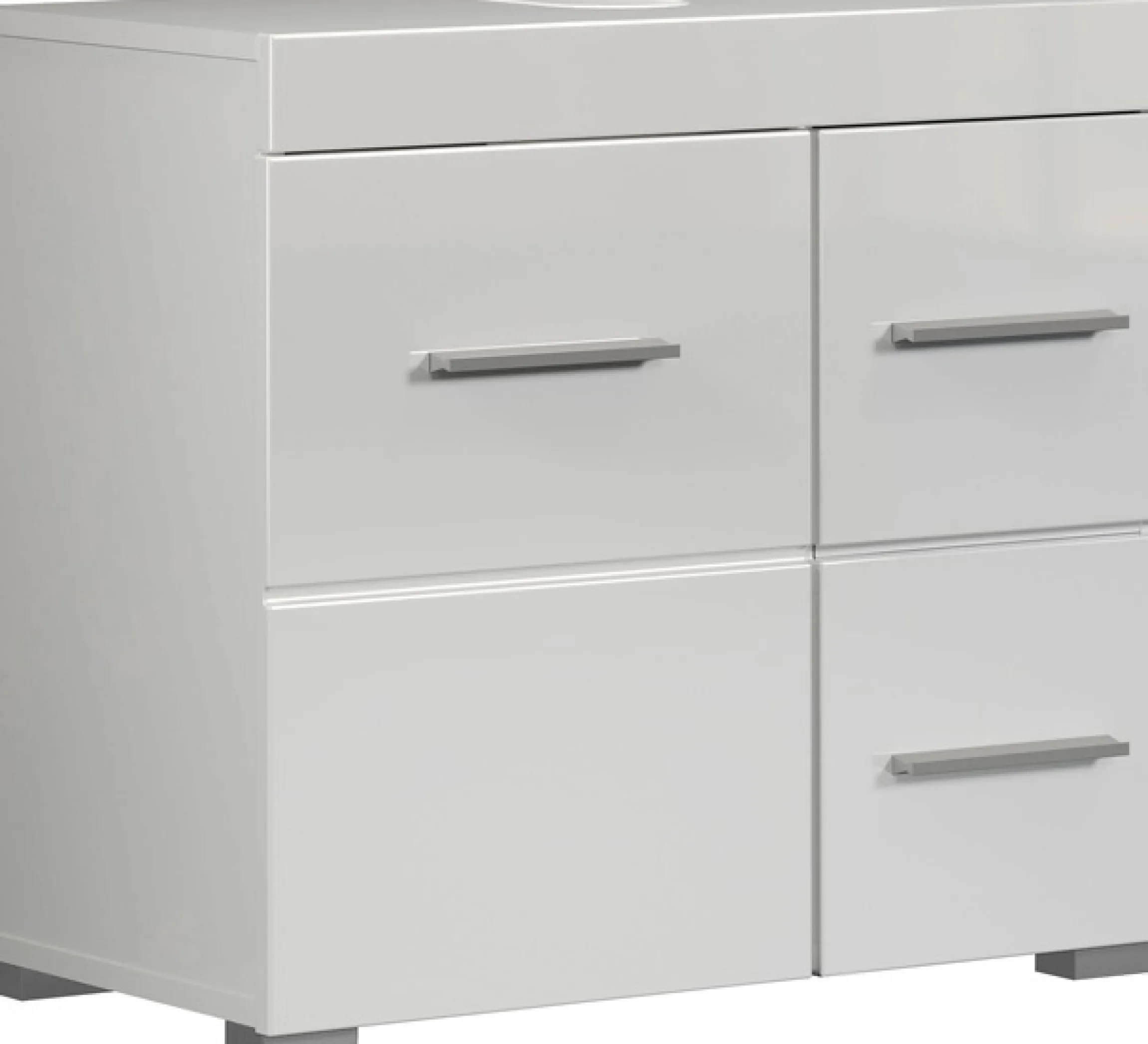 welltime Waschbeckenunterschrank »Avena« 1 Stk. tlg. Badezimmerschrank mit Tür & Schubkästen – (B/T/H) 60/34/56 cm