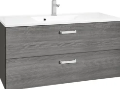 welltime Waschbeckenunterschrank »Ravenna« Badmöbel Waschtisch inkl. Waschbecken, Breite 100 cm, Soft-Close