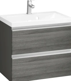 welltime Waschbeckenunterschrank »Ohio« Badmöbel, Waschtisch inkl. Waschbecken, Breite 60 cm
