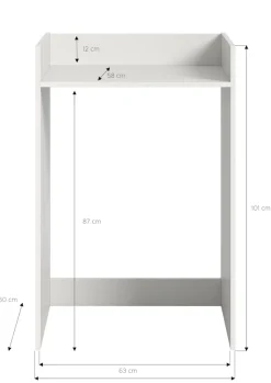 welltime Waschmaschinenumbauschrank »FALAS,Breite 66 cm, mit großer Ablagefläche« in verschiedenen Farben erhältlich, für Waschmaschine & Trockner, 1 Stk. tlg. Überbauschrank, Umbauschrank, Waschmaschinenschrank