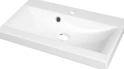 welltime Waschtisch »Canada« Badmöbel Wellenstruktur inkl. Becken, Breite 60cm Waschplatz