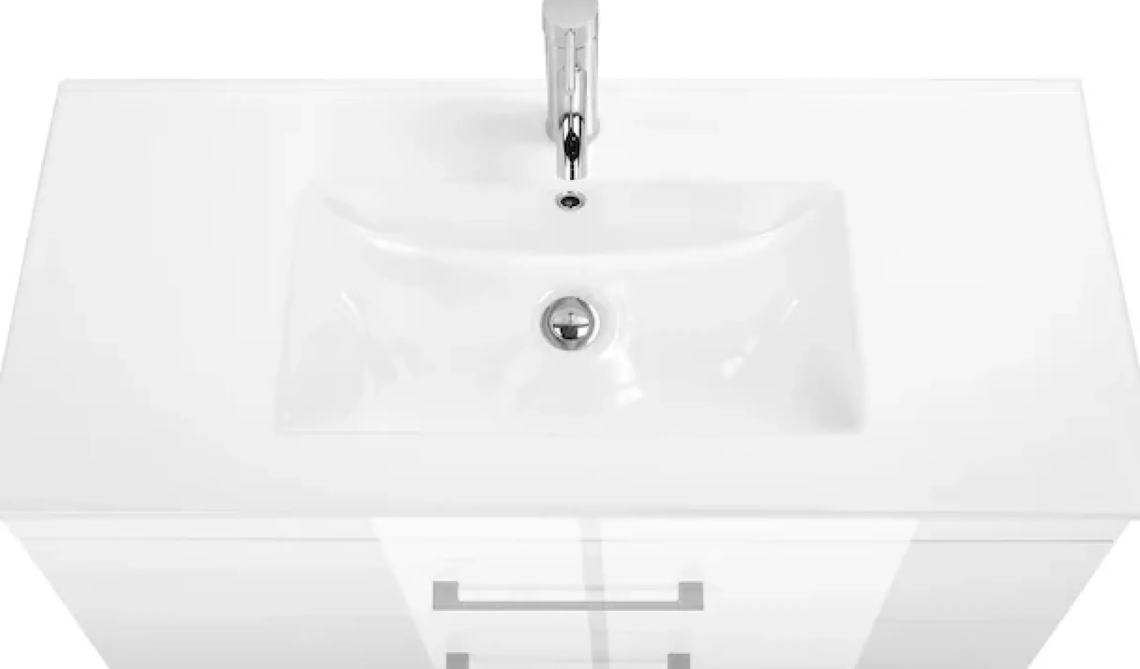welltime Waschtisch »Florenz« Komplett-Set,Waschplatz mit 2 Auszügen und Softclose Breite 100cm