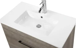 welltime Waschtisch »Florenz Badmöbel Badschrank mit Waschbecken« Waschplatz mit 2 Auszügen und Softclose Breite 80cm