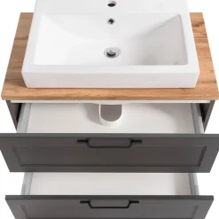 welltime Waschtisch »Lana« Badmöbel inkl. Waschbecken, 80 cm breit