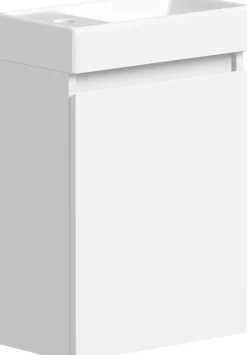 welltime Waschtisch »Mini, Badmöbel, Waschtischunterschrank inkl. Waschbecken« Breite 40cm, mit Soft-Close-Funktion, FSC®-zertifiziert