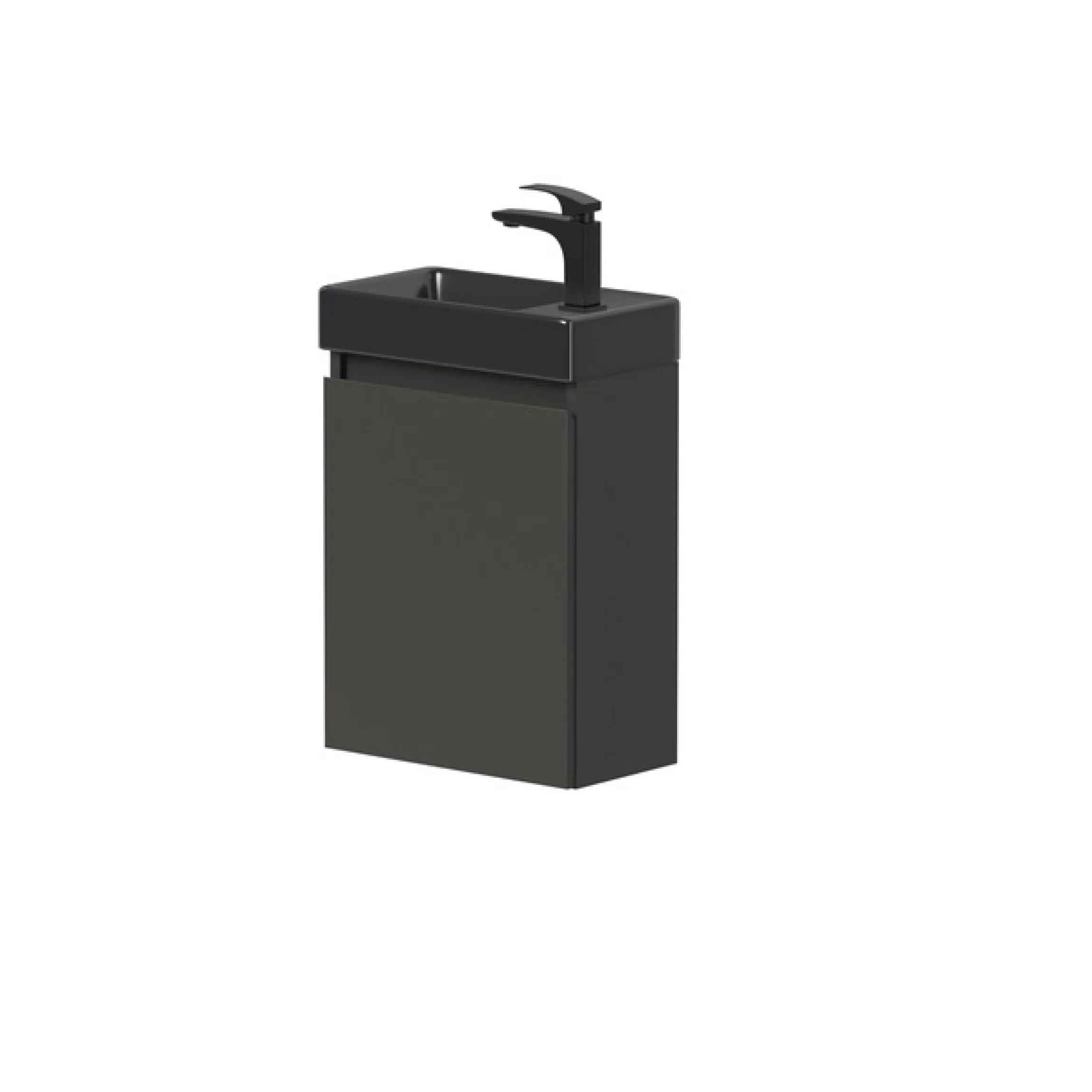 welltime Waschtisch »Mini, Badmöbel, Waschtischunterschrank inkl. Waschbecken« Breite 40cm, mit Soft-Close-Funktion, FSC®-zertifiziert