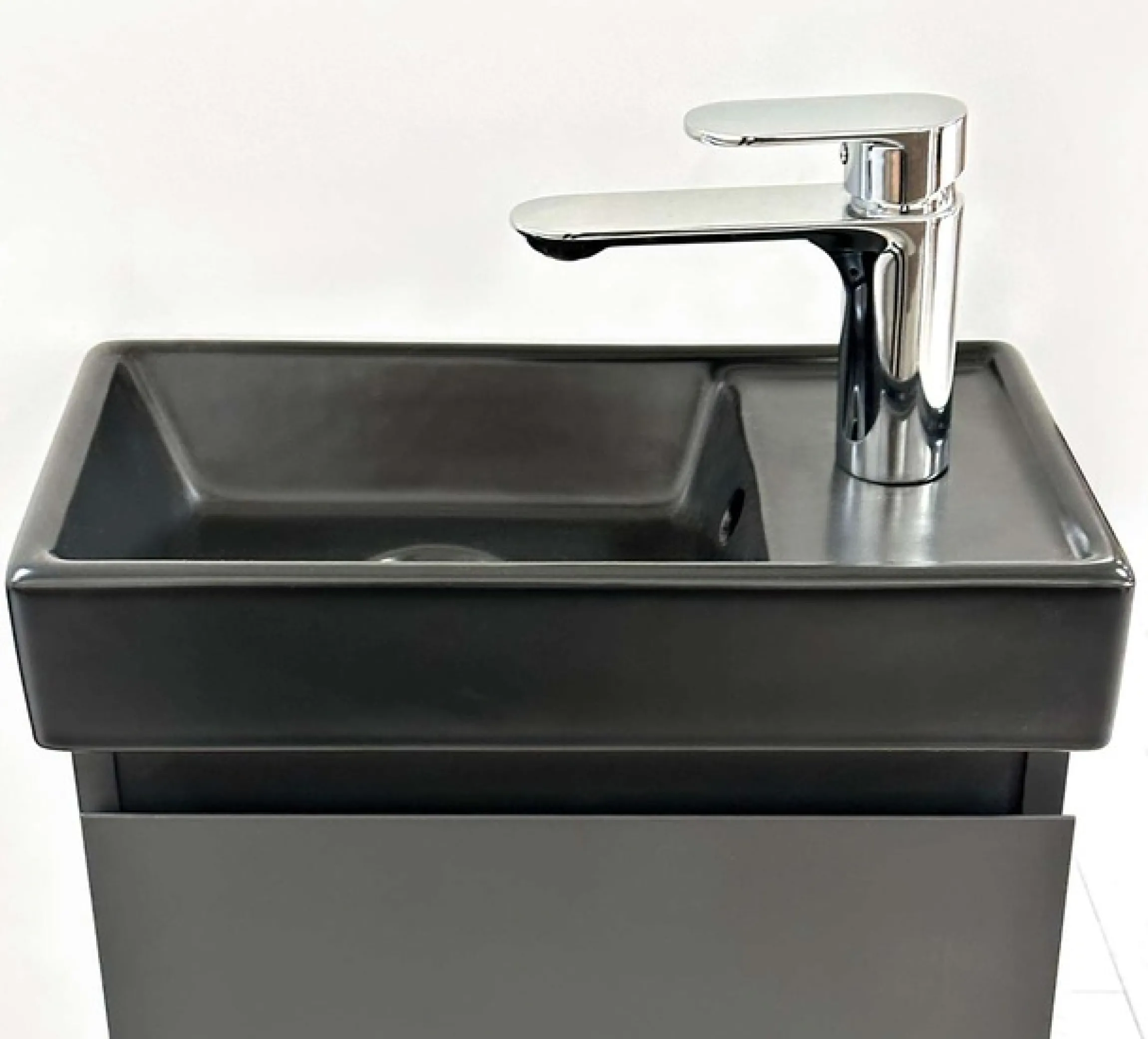 welltime Waschtisch »Mini, Badmöbel, Waschtischunterschrank inkl. Waschbecken« Breite 40cm, mit Soft-Close-Funktion, FSC®-zertifiziert