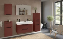 welltime Waschtisch »SALVADA, Softclose-Auszüge, Keramikbecken« Maße (B/T/H): 100/48/63 cm,Kaschmir, Lochbohrung für eine Armatur, Anti-Finger-Print
