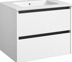 welltime Waschtisch »Urban« mitKeramik Waschbecken, 2 Schubladen mit Softclose, Breite 60 cm