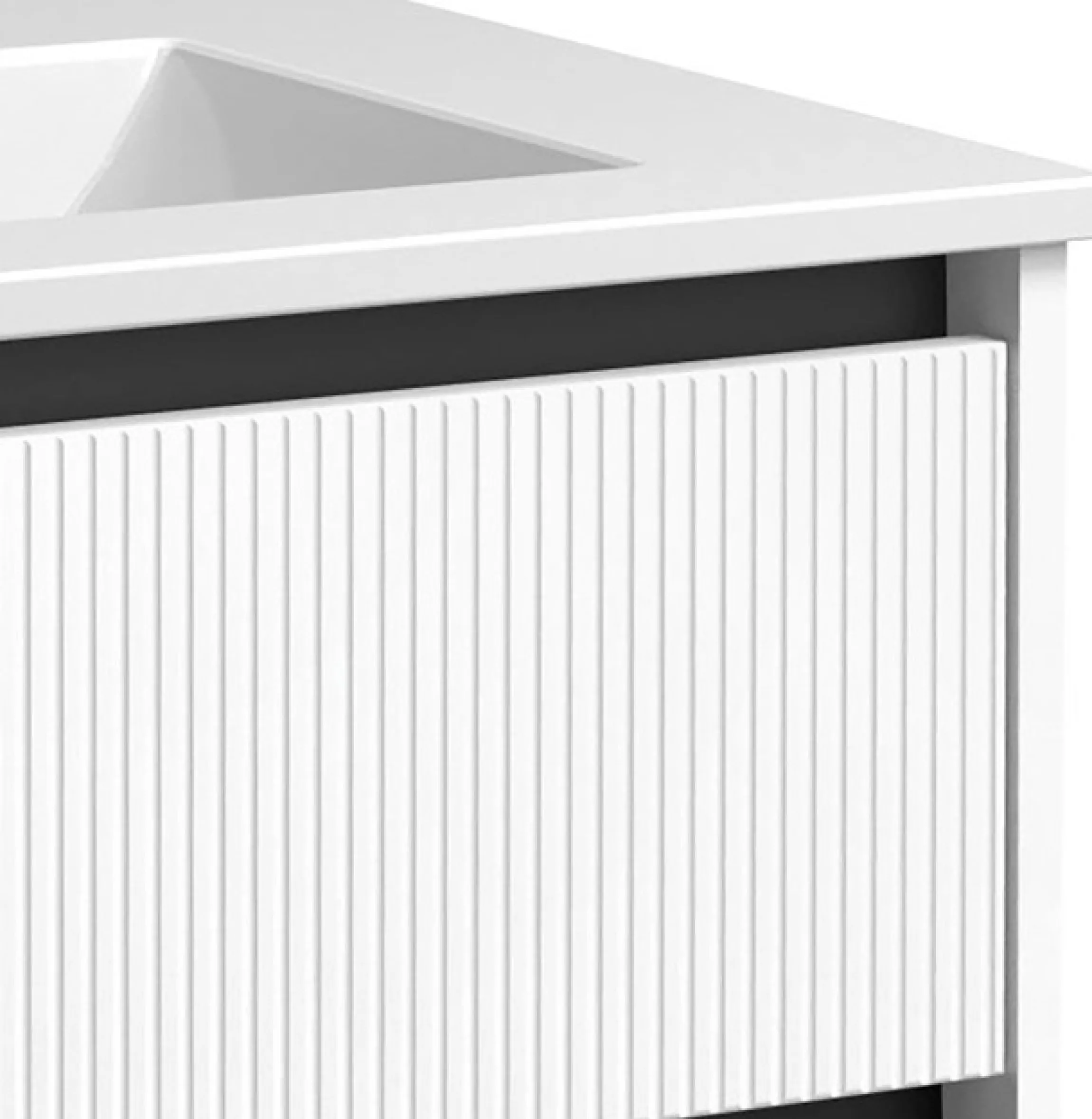 welltime Waschtisch »Urban« mitKeramik Waschbecken, 2 Schubladen mit Softclose, Breite 60 cm