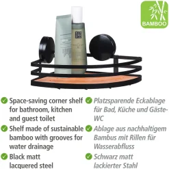WENKO Badregal »Static-Loc® Alba« Eckablage, Befestigen ohne bohren
