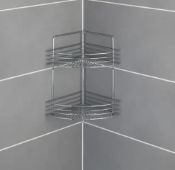 WENKO Eckregal »Milano« 2 Ablageflächen