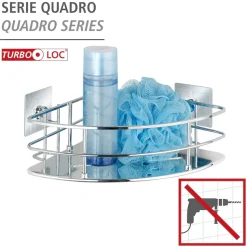WENKO Eckregal »Turbo-Loc Quadro« 1 Ablage