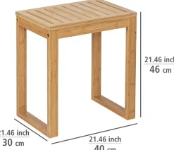 WENKO Hocker »Bambusa« BxTxH: 40x46x30 cm
