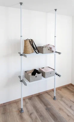WENKO Teleskopregal »Modell Herkules« ausziehbarer Regalboden, 73-120 cm, passend zur WENKO Herkules-Serie