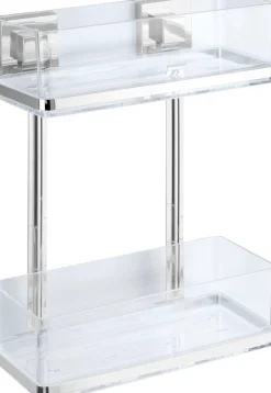 WENKO Wandregal »Vacuum-Loc Quadro« 2 Etagen