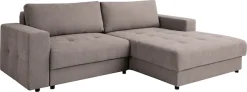 WERK2 Ecksofa »Indiana 270 x 182 cm inkl. Bettfunktion & Bettkasten modern und bequem« Luxus-Microfaser weich ENJOY NEW, L-Form, XXL, Schlaffunktion