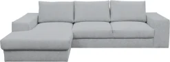 WERK2 Ecksofa »Rozzana 280 x 190 cm modern und bequem« Plüsch, L-Form, XXL