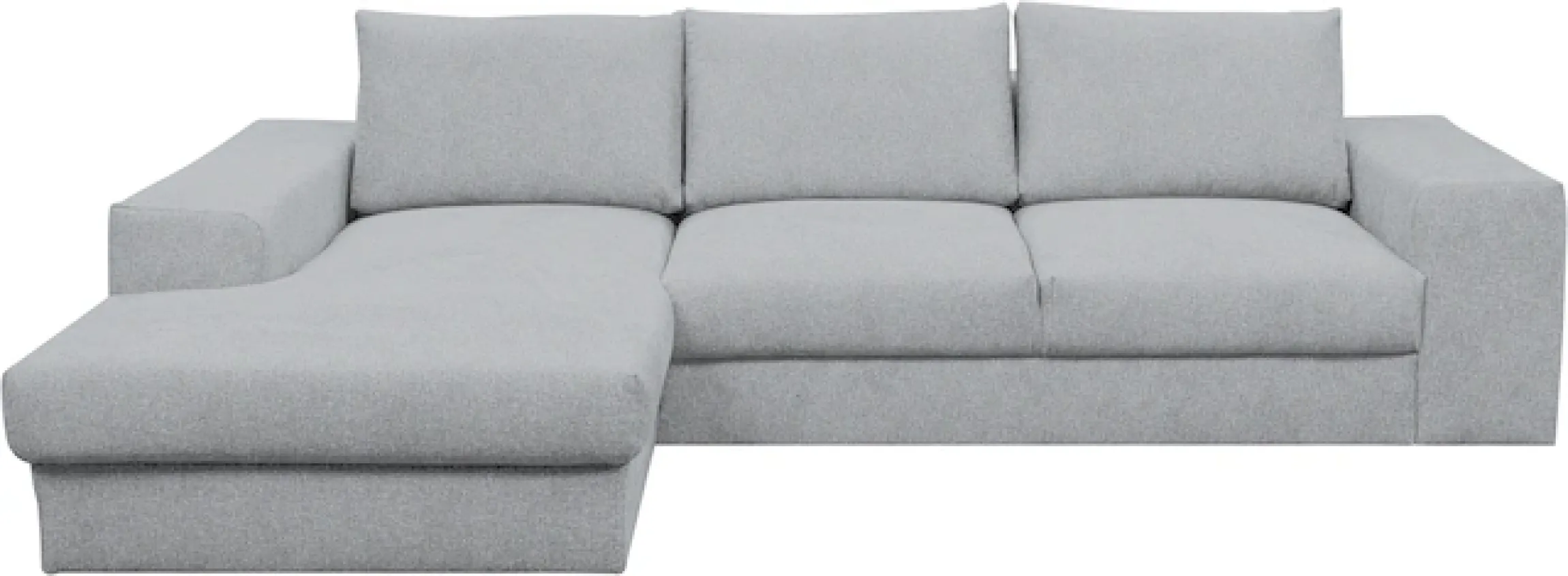 WERK2 Ecksofa »Rozzana 280 x 190 cm modern und bequem« Plüsch, L-Form, XXL