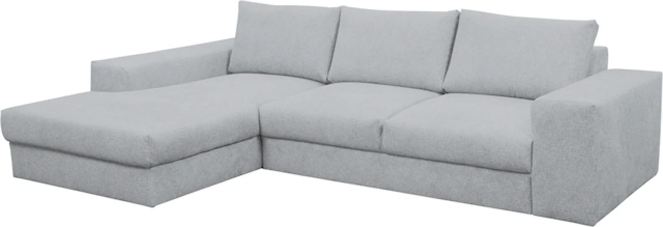 WERK2 Ecksofa »Rozzana 280 x 190 cm modern und bequem« Plüsch, L-Form, XXL
