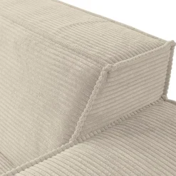 WERK2 Ecksofa »Trento 268 x 163 cm modern und bequem« Cord, L-Form,extra weiche und tiefe Sitzfläche
