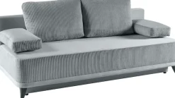 WERK2 Schlafsofa »Rosso Breite 202 modern & bequem, Federkern, Bettkasten, Bettfunktion« Cord, Schlaffunktion, Bettkasten