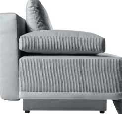WERK2 Schlafsofa »Rosso Breite 202 modern & bequem, Federkern, Bettkasten, Bettfunktion« Cord, Schlaffunktion, Bettkasten