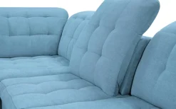 WERK2 Wohnlandschaft »Kordula-New 332 x 217 cm Multifunktion Couch modern und bequem« Struktur weich, U-Form, XXL, Sitztiefenverstellung, Schlaffunktion