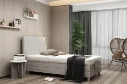 Westfalia Schlafkomfort Boxbett mit Motor und LED-Beleuchtung