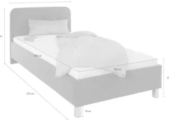 Westfalia Schlafkomfort Polsterbett »Vulkan« in diversen Ausführungen