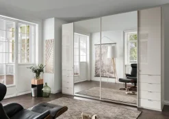 WIEMANN Dreh-/Schwebetürenschrank »Nizza« mit Glasfront und Spiegel