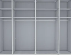 WIEMANN Dreh-/Schwebetürenschrank »Nizza« mit Glasfront und Spiegel