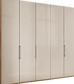 WIEMANN Falttürenschrank »Monaco« mit Glasfront sowie hochwertige Beschläge
