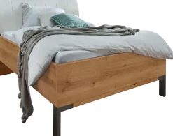 WIEMANN Futonbett »Monaco, Bettgestell, Bettrahmen, komfortables Polsterkopfteil« 4-fache Liegehöhenverstellung, MADE IN GERMANY,Polsterkopfteil aus Kunstleder, verschiedene Größen, in Komforthöhe